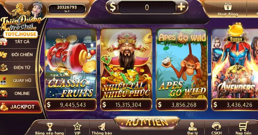 Các giải đấu Slots độc quyền với giải thưởng lớn
